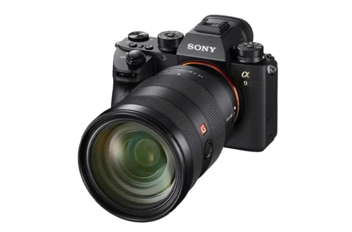 Sony A9 with a 24-70mm F2.8 Master attached.