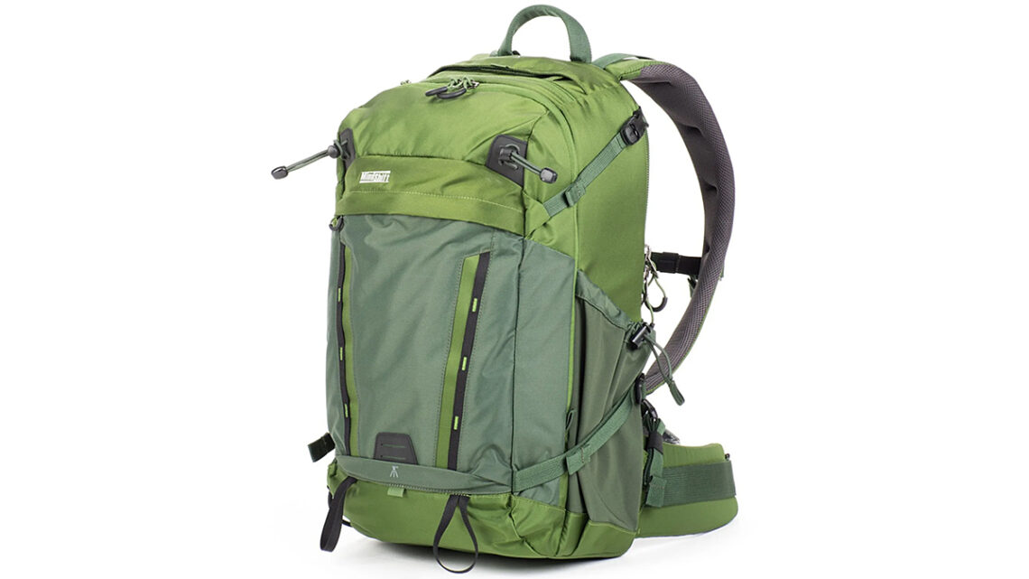 ThinkTank Backlight backpack in green.
