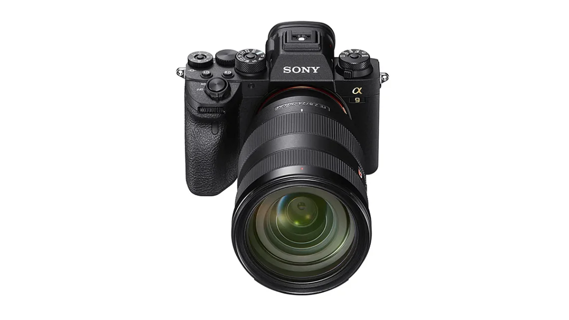 Sony A9II with 24-70mm F2.8 lens attached.
