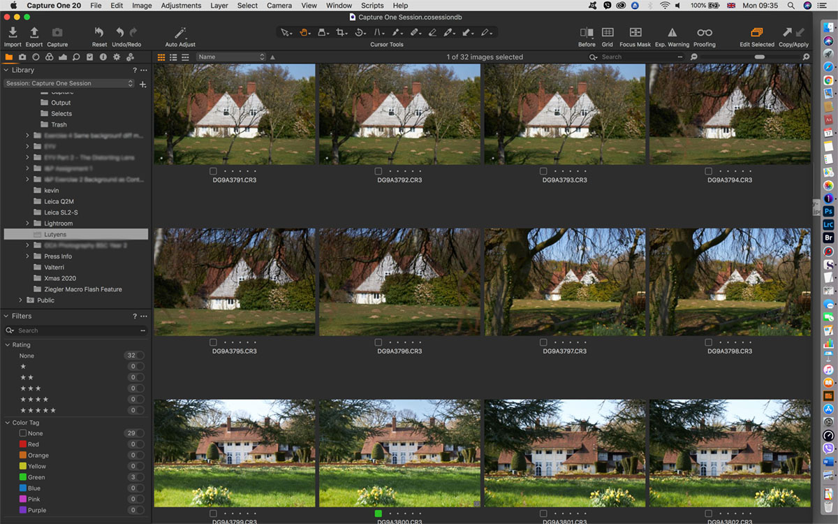 Capture One Pro in browser mode