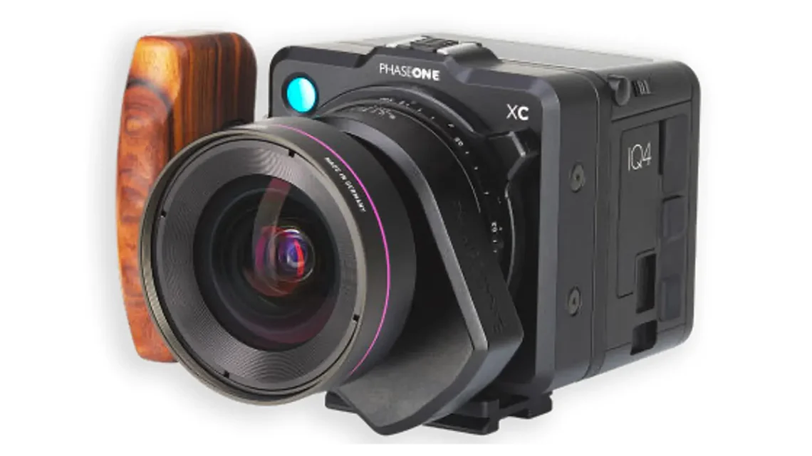Phase One XC compact camera with 23mm Rodenstock and IQ4 150 digital back.