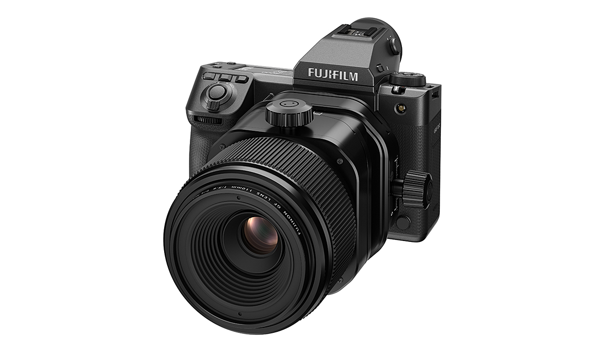 Tilt-shift lens on the Fujifilm GFX 100 II