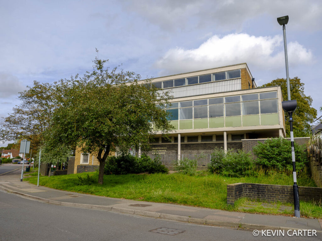 Old telephone exchange shot with Fuji zoom