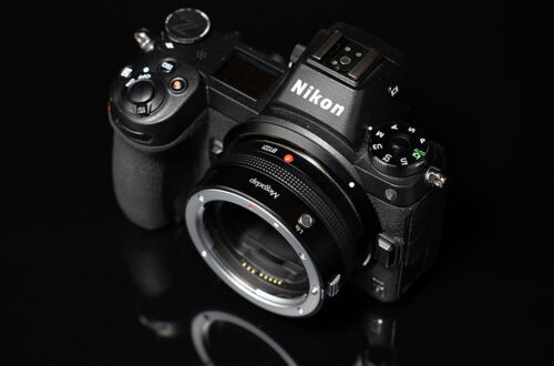 Megadap adapter on a Nikon