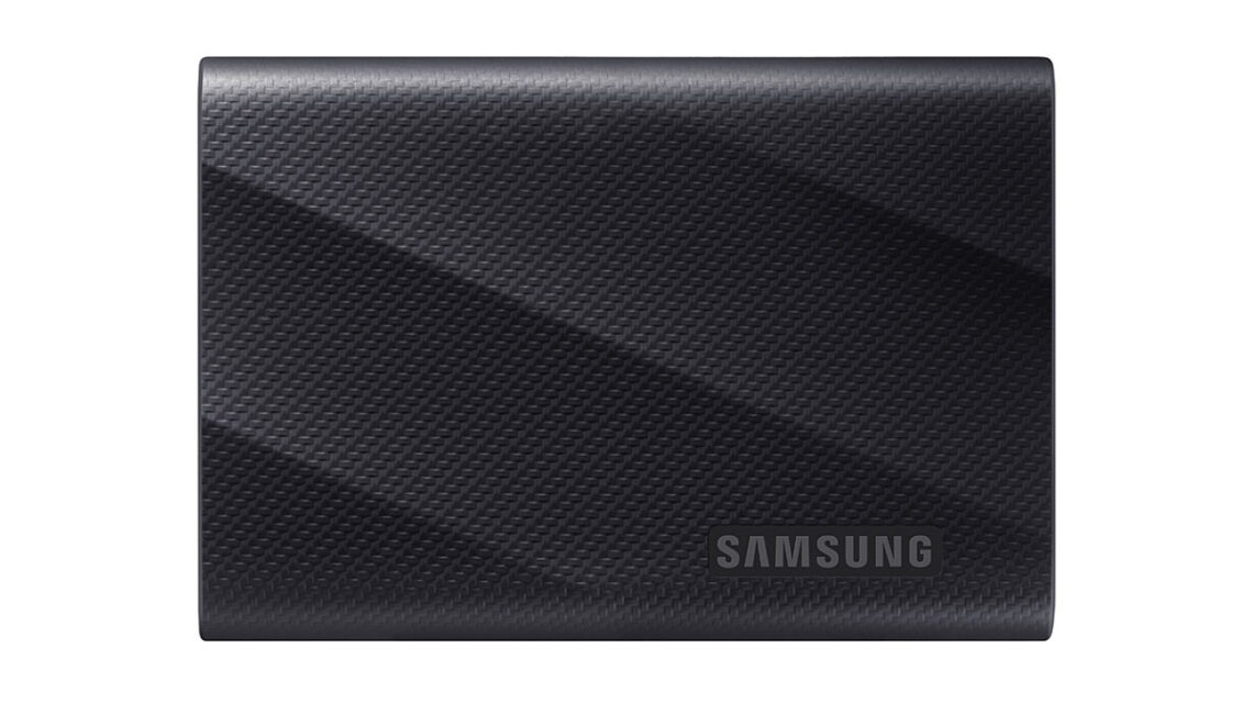 Samsung SSD on white background