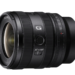 Sony FE 16-25mm F2.8 G zoom lens on a white background