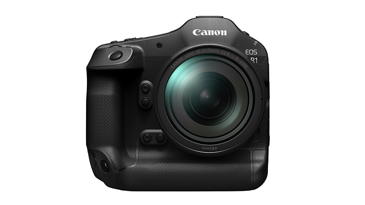 Canon EOS R1 with lens