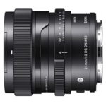 Beautiful little Sigma 24mm F2 DG DN C lens on a white background.