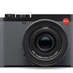 Leica Q3 43 with its distinctive yet subtle grey leather cover.