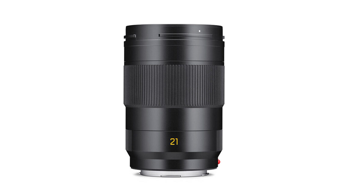 Leica Super-APO-Summicron-SL lens on a white background