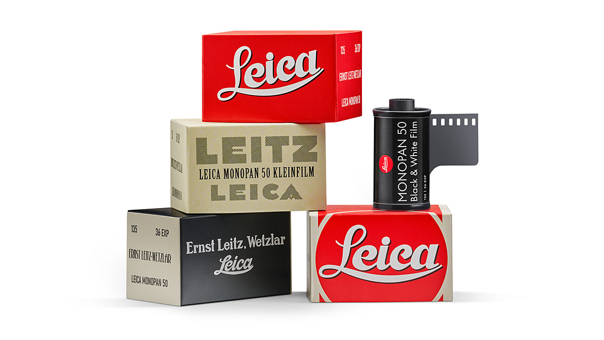 Leica film in neat looking packaging