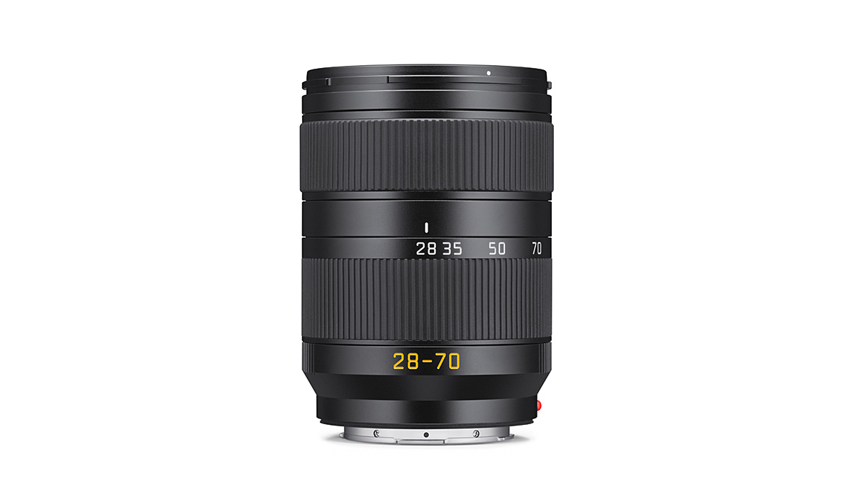 Leica lightweight 28-70mm F2.8 zoom on a white background