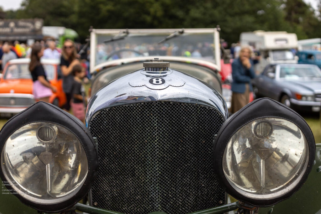 Bentlley in British racing green
