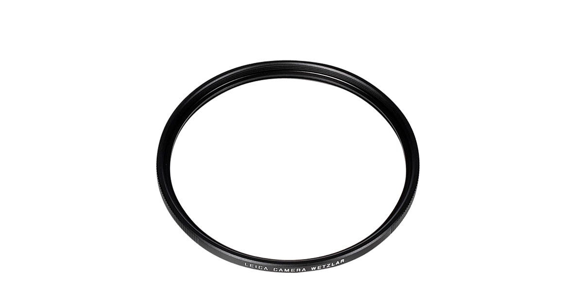 Leica filter on a white background