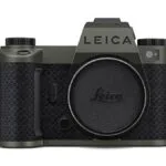 Green coloured mirrorless camera