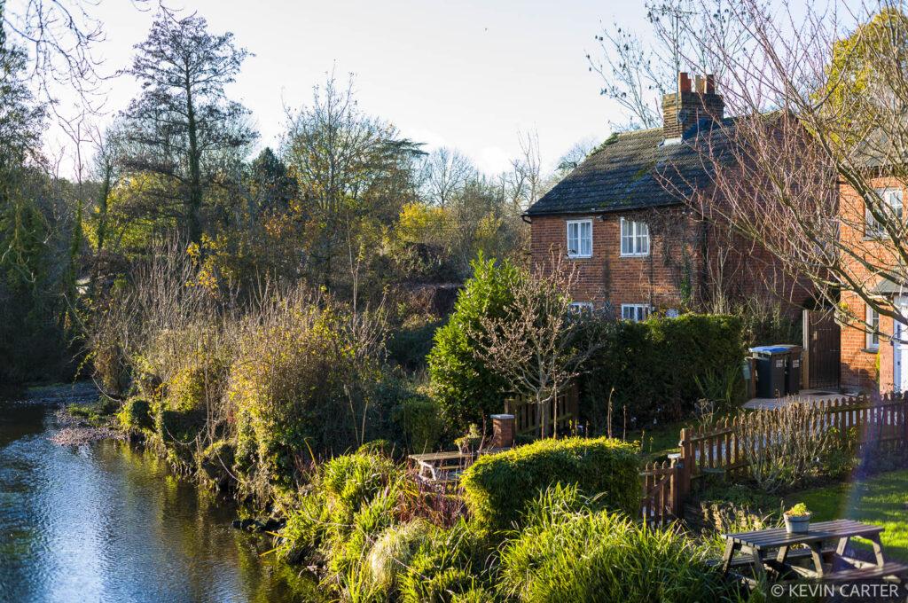 River bank and cottage