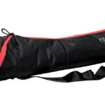 Black trippod bag on aa white background