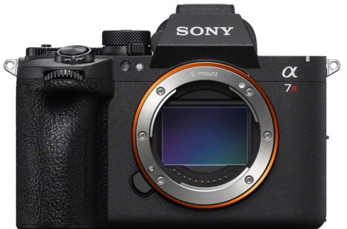 Sony a7r 6 on a white background