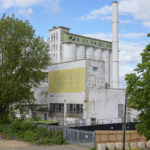 Old dissued grain silo
