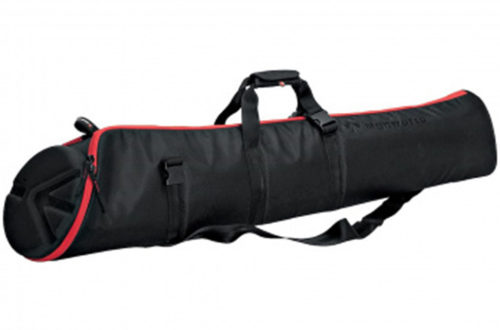 black tripod bag on a white background