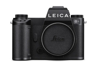 Black Leica SL3 P on white background