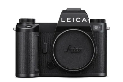 Black Leica SL3 P on white background