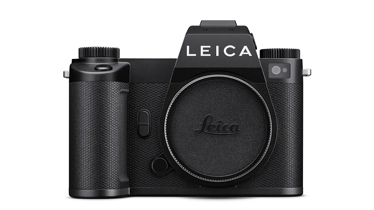 Black Leica SL3 P on white background